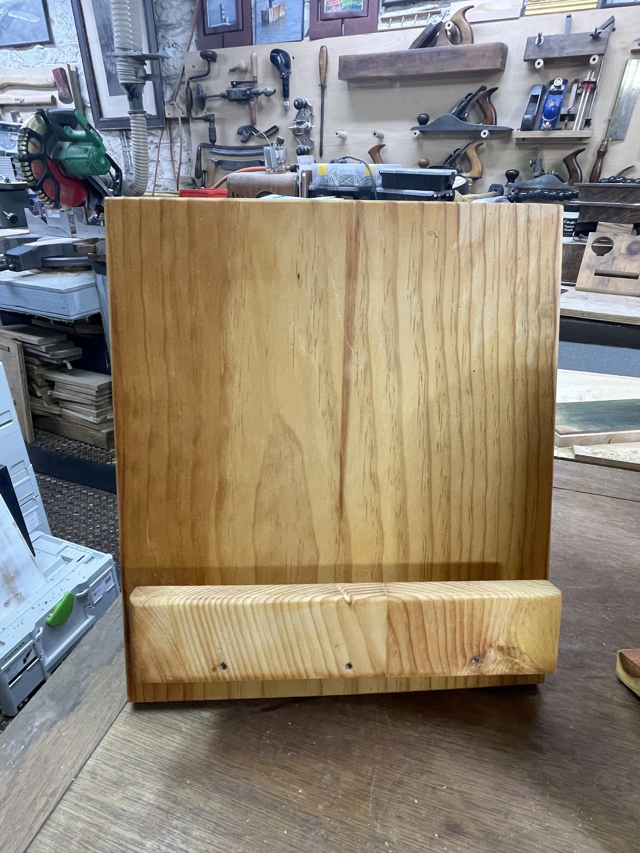 Reclaimed Pine Book Stand