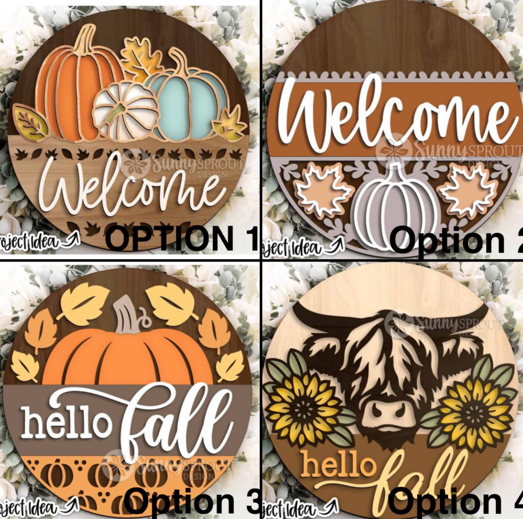 haney acres custom crafts presents paint your own door hanger