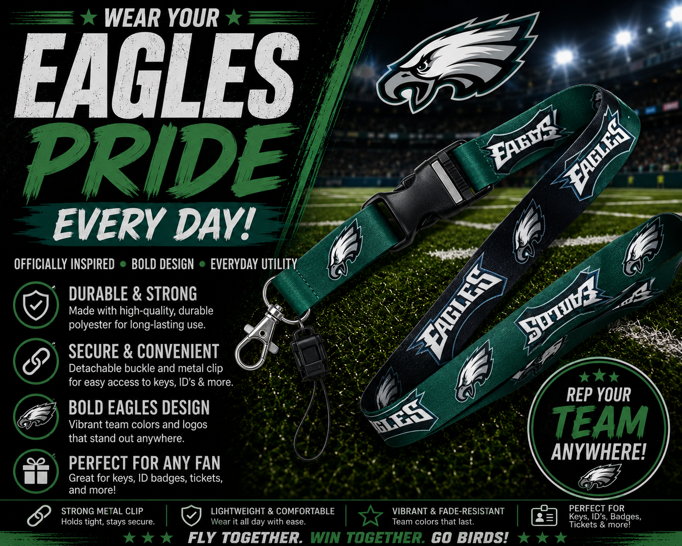 Philadelphia Eagles Lanyard