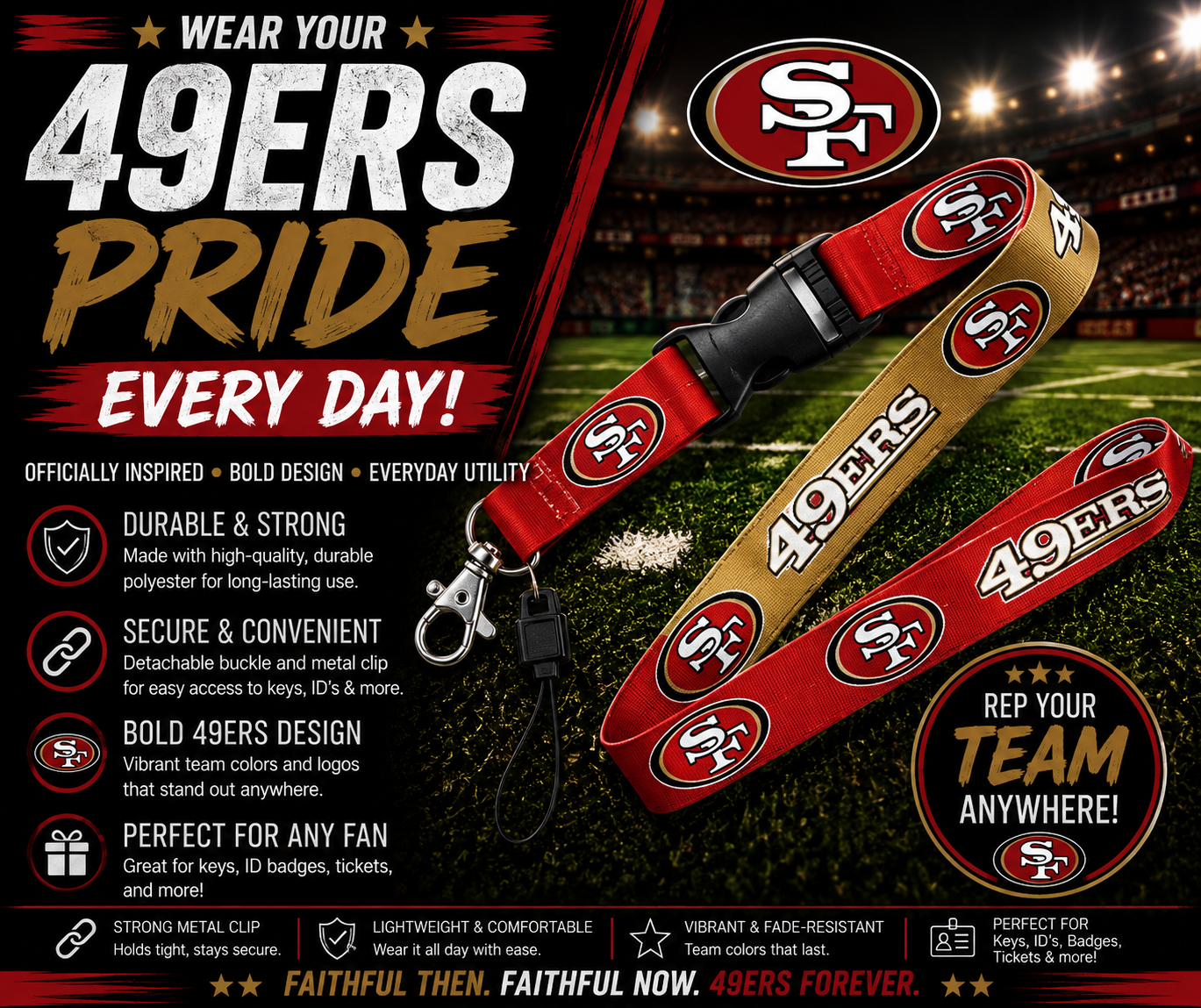 San Francisco 49ers Lanyard