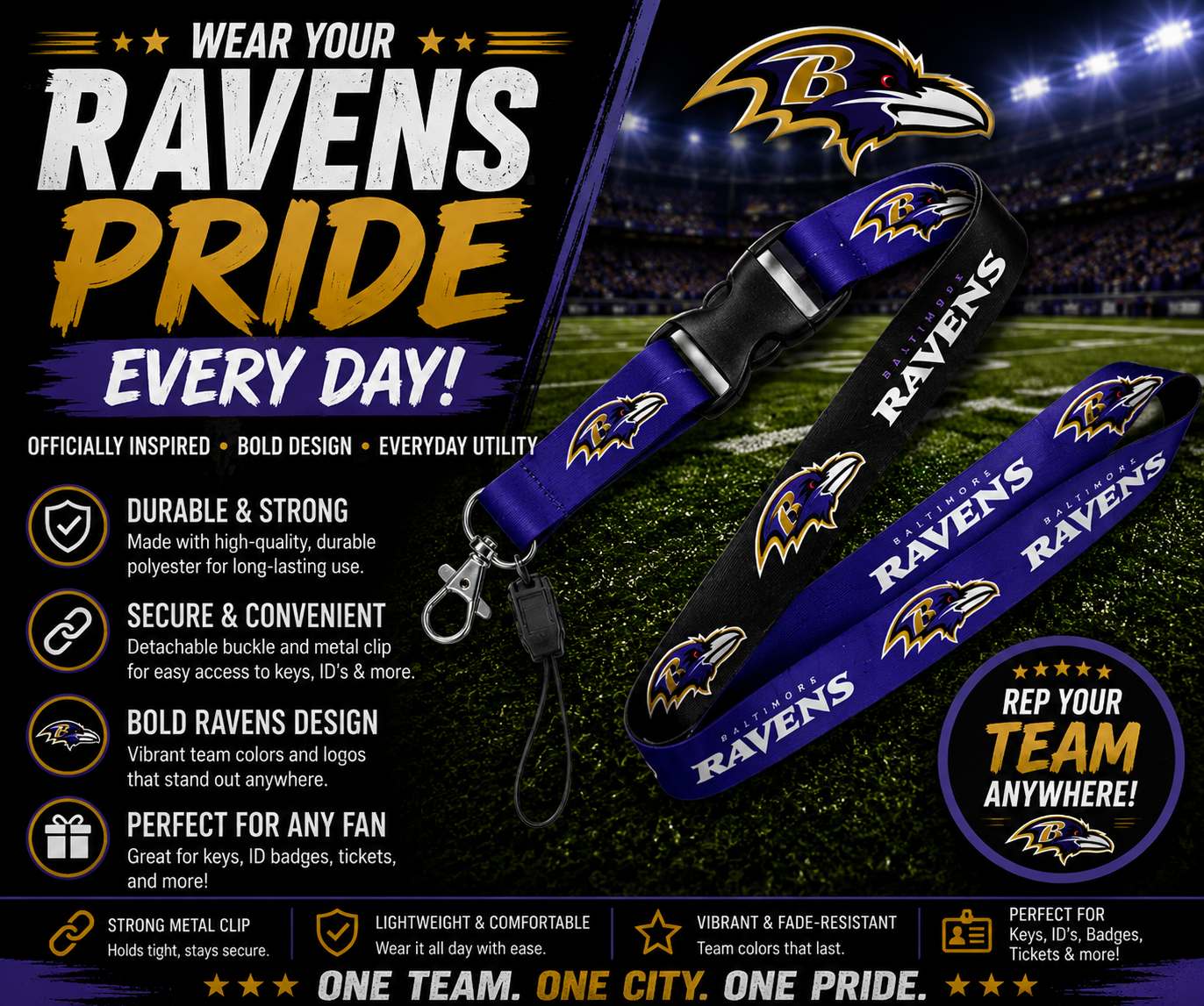 Baltimore Ravens Lanyard