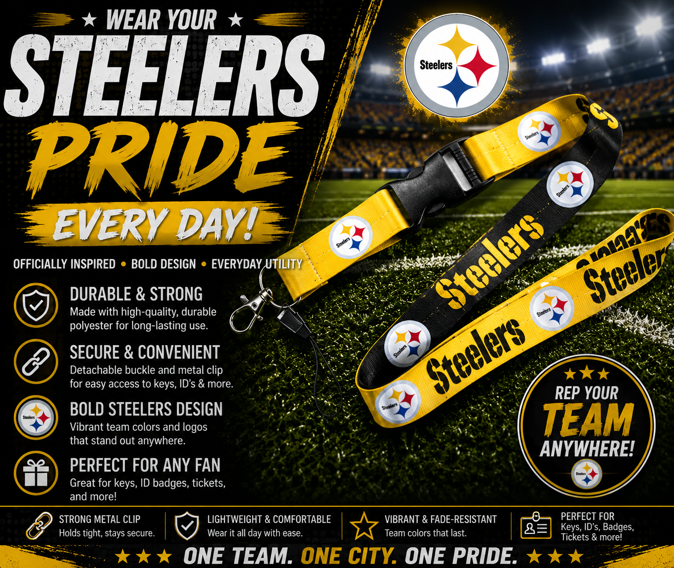 Pittsburgh Steelers Lanyard