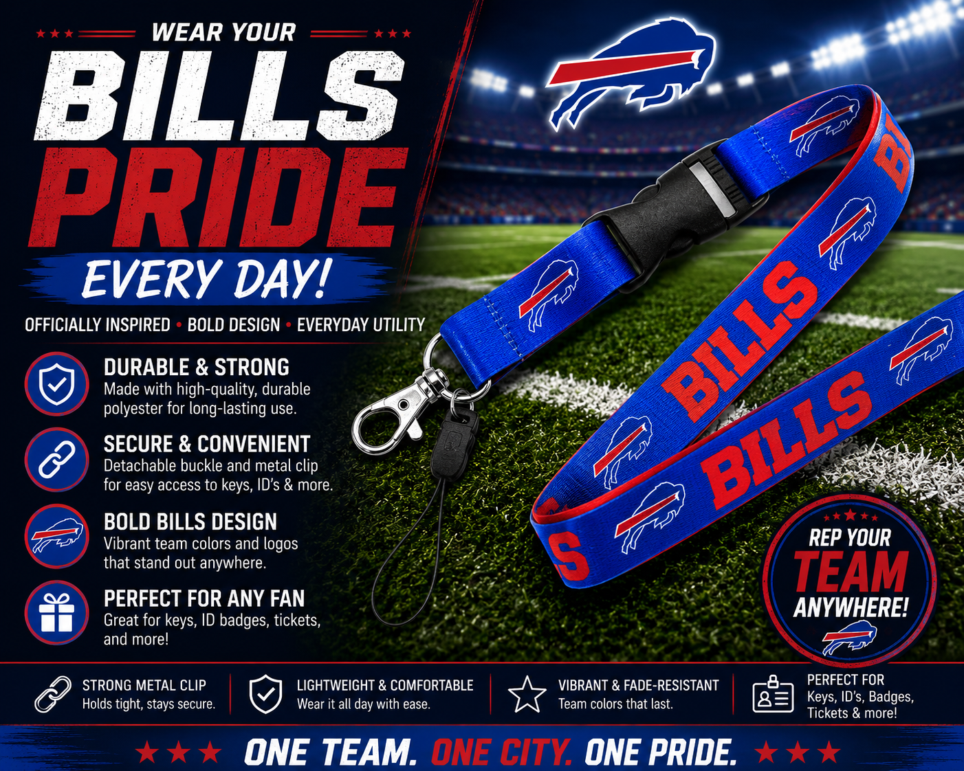 Buffalo Bills Lanyard