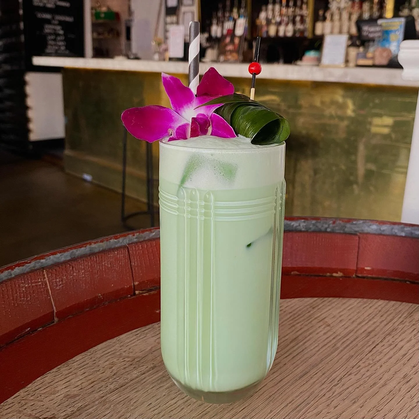 Spring is finally here 🌸☀️
Sit back and enjoy warmer weather and the longer days with our new seasonal menu! Featuring:
🥥Pandan Thank You Ma&rsquo;am
 🍌Monkey Mocha 
🍓Matcha-do About Nothing
🌸Rhubi Bloom 
🥝Kiwi in the Club 
🍍Clarified Colada
T