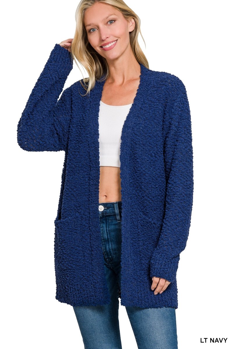 Cozy Comfort Popcorn Cardigan
