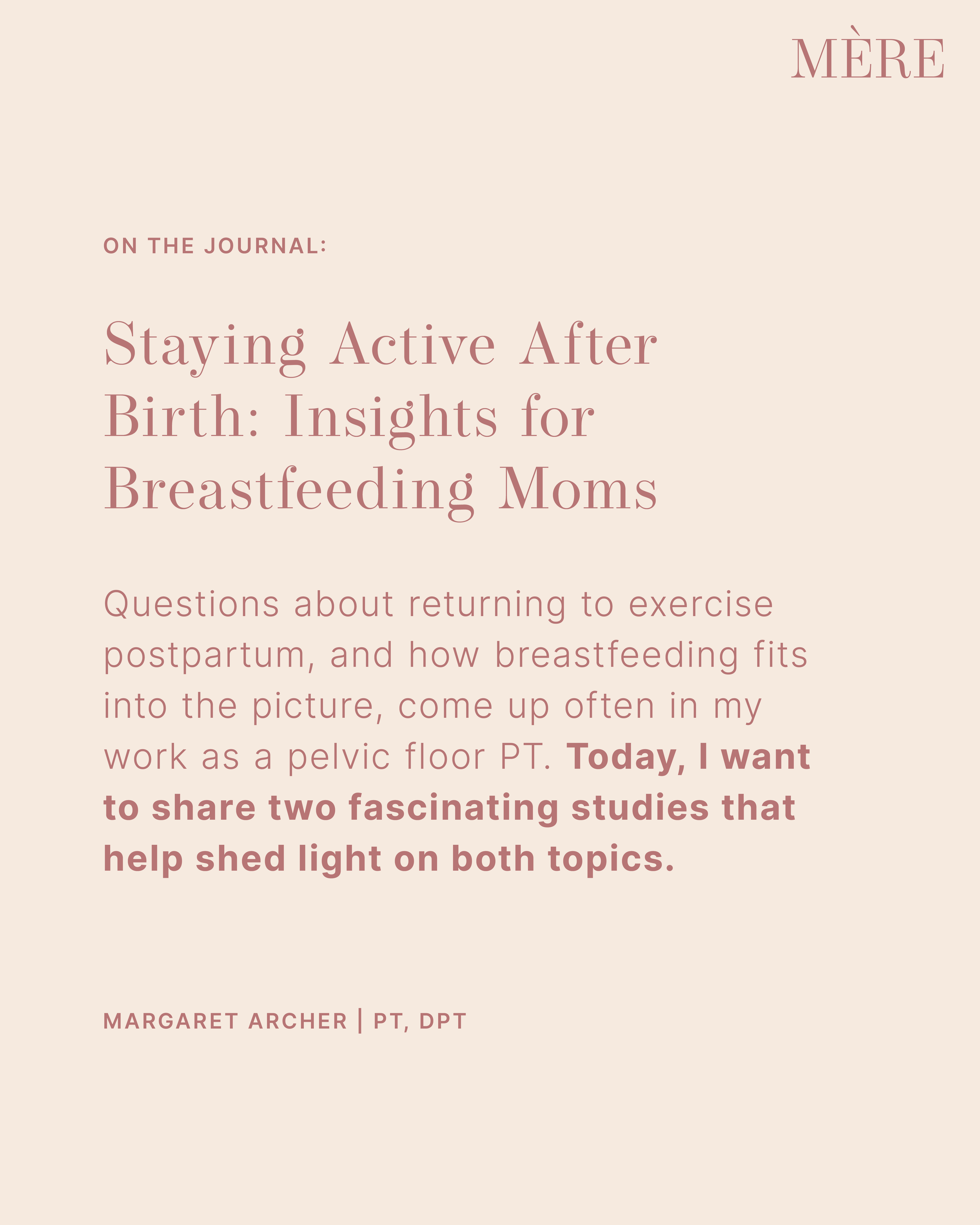 Staying Active After Birth: Insights for Breastfeeding Moms