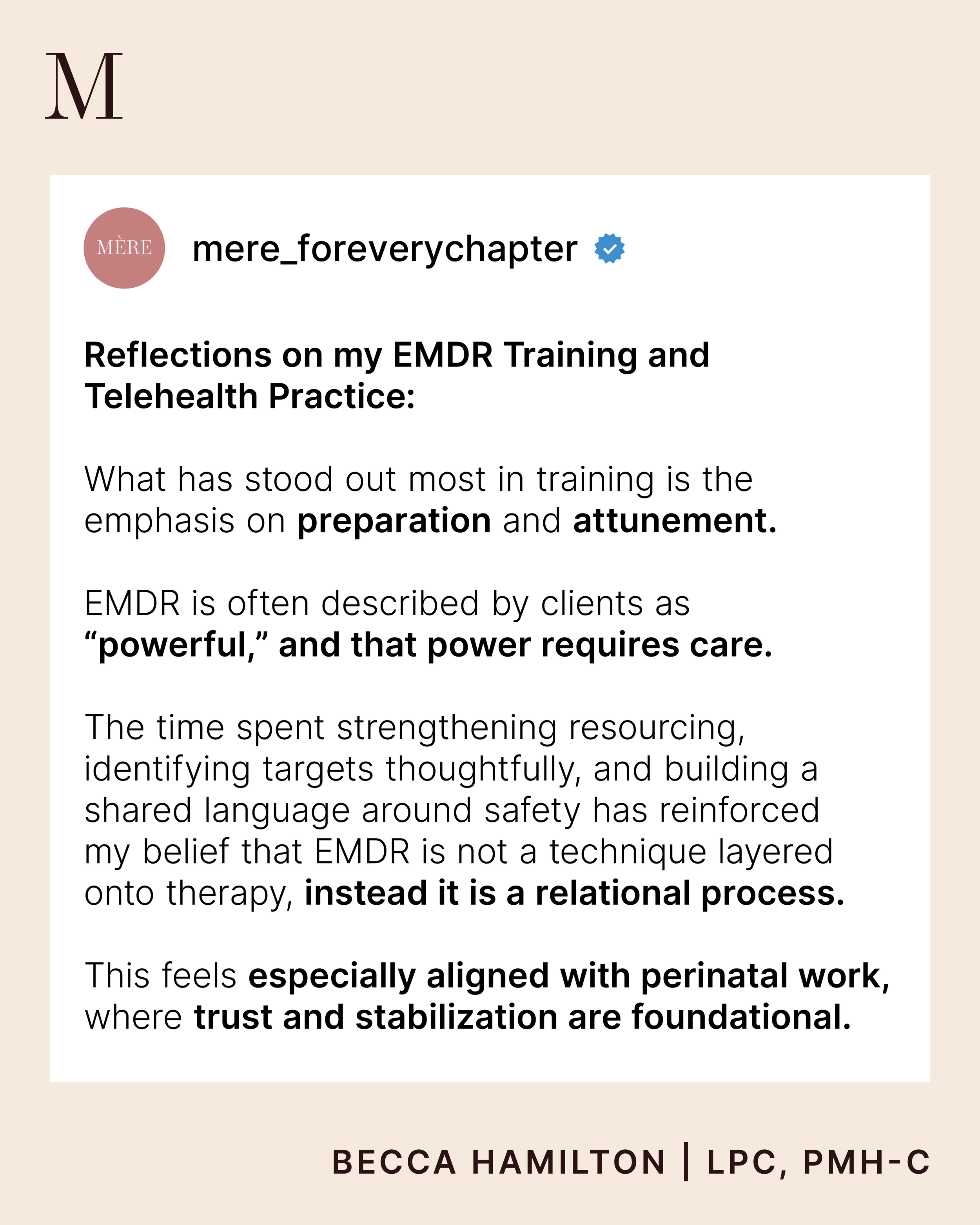 Reflections on my EMDR Training &amp; Telehealth Practice