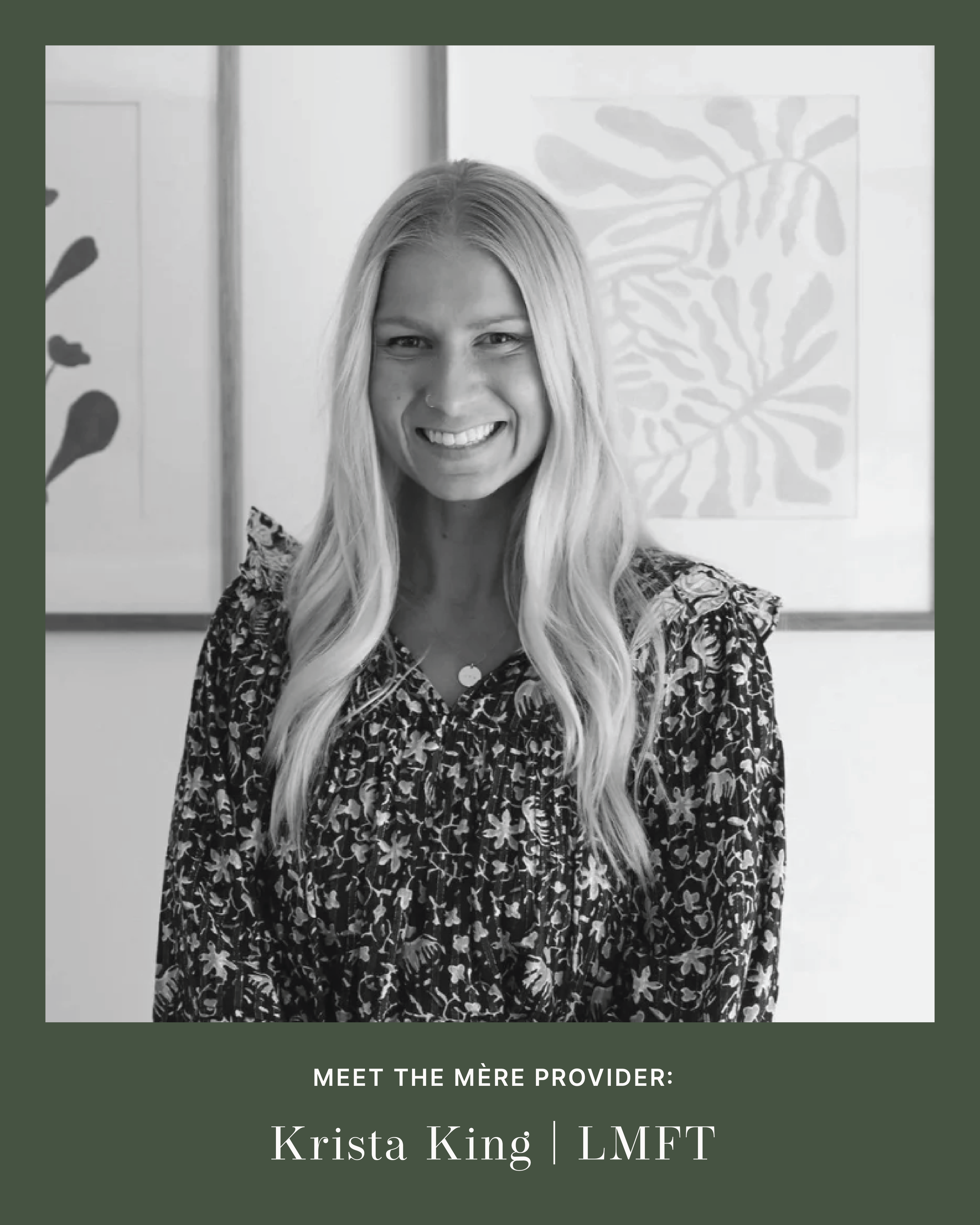 Meet the Provider: Krista King