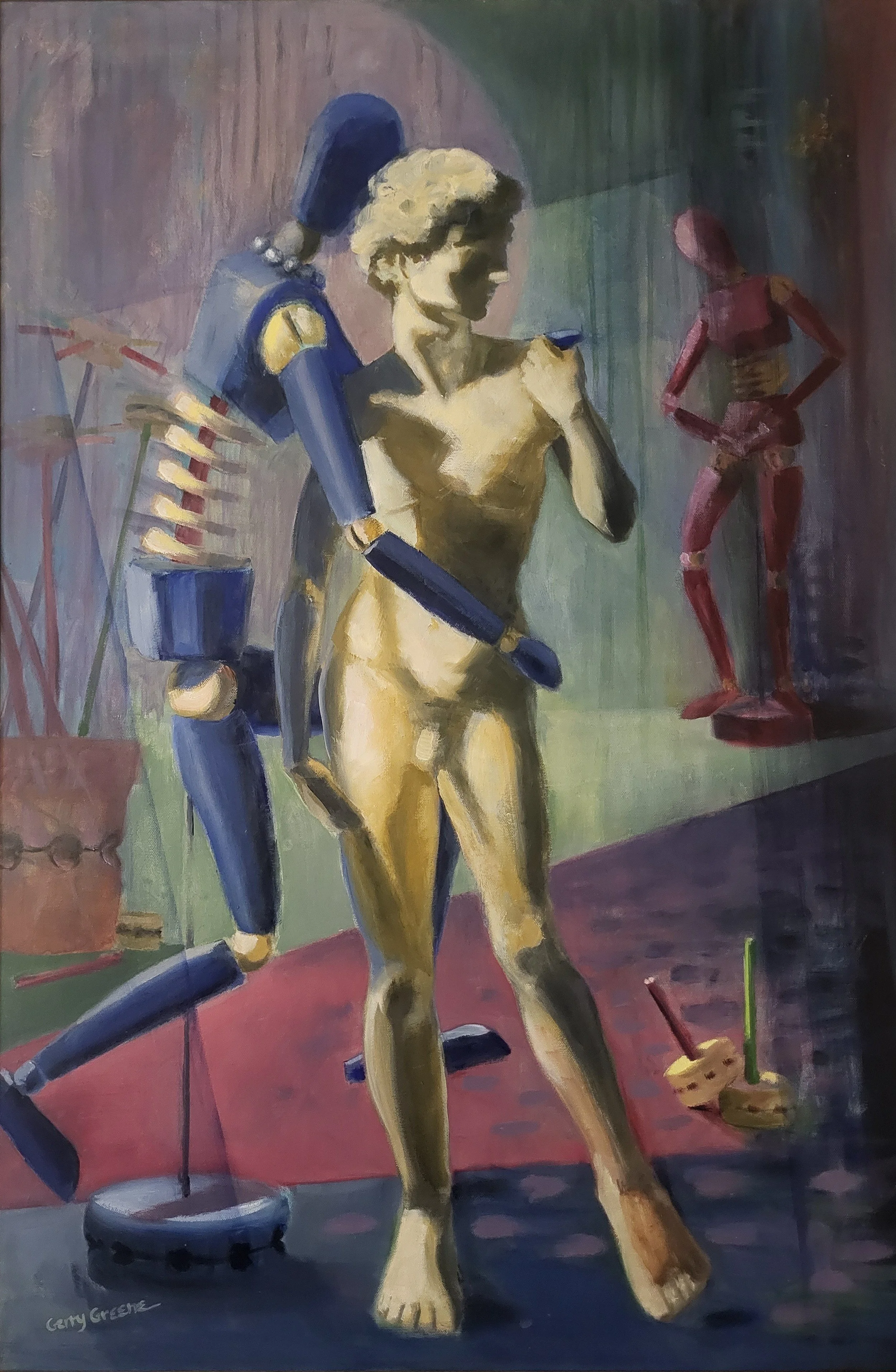 DANCING WITH DAVID 24X36