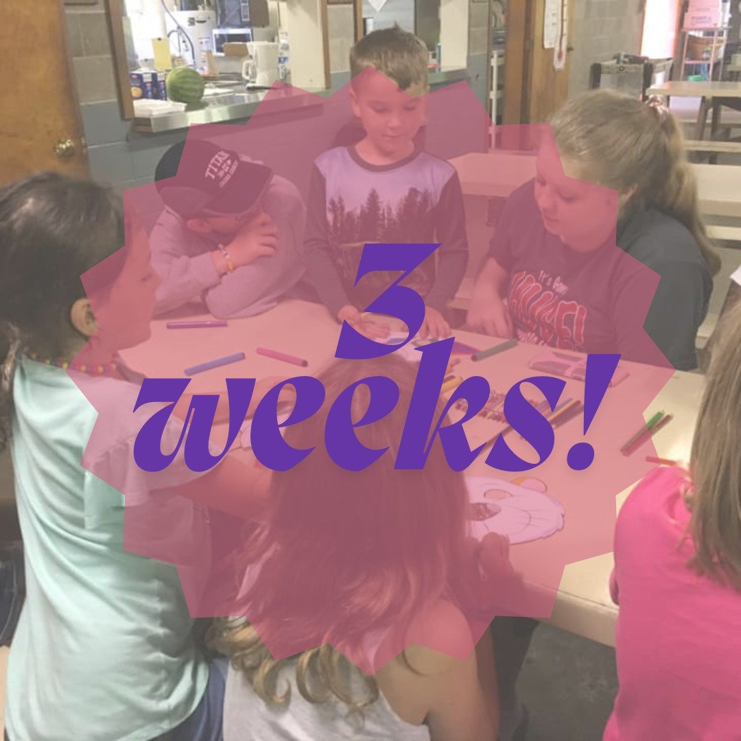 3 weeks! 
We are only 3 weeks from the kickoff of our volunteer run weeks of camp!
Our deans and cooks are busy bees planning and buying all the things to ensure that your kids are feed and having fun at camp this summer. 
We can't wait to see you al