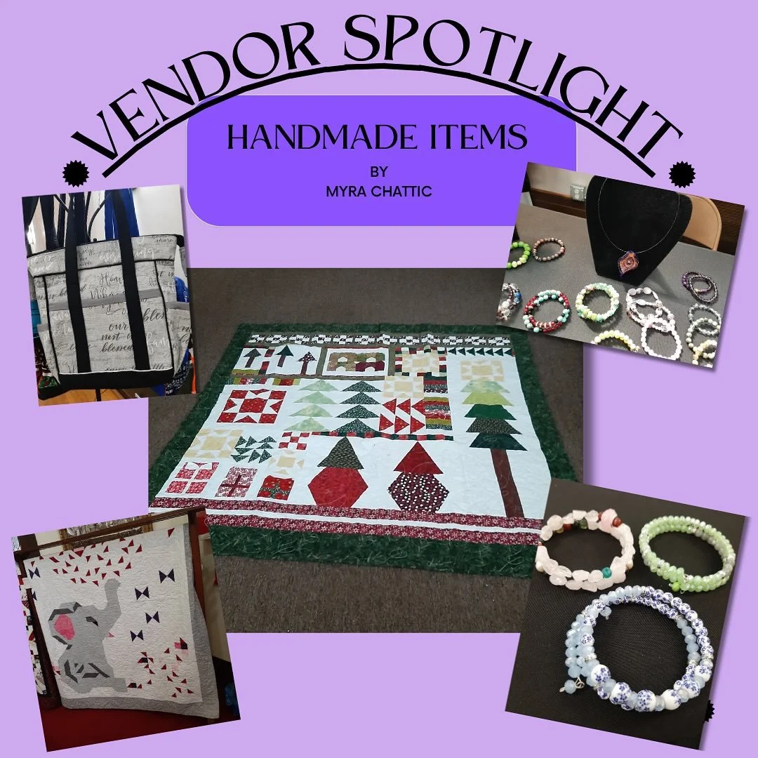 🗣️Here&rsquo;s a shoutout to our next set of vendors that you&rsquo;ll be able to shop with on Saturday at our Vendor Fair&hellip;
So many items that these vendors have to offer from custom, hand painted water color prints to quilts and other quilte