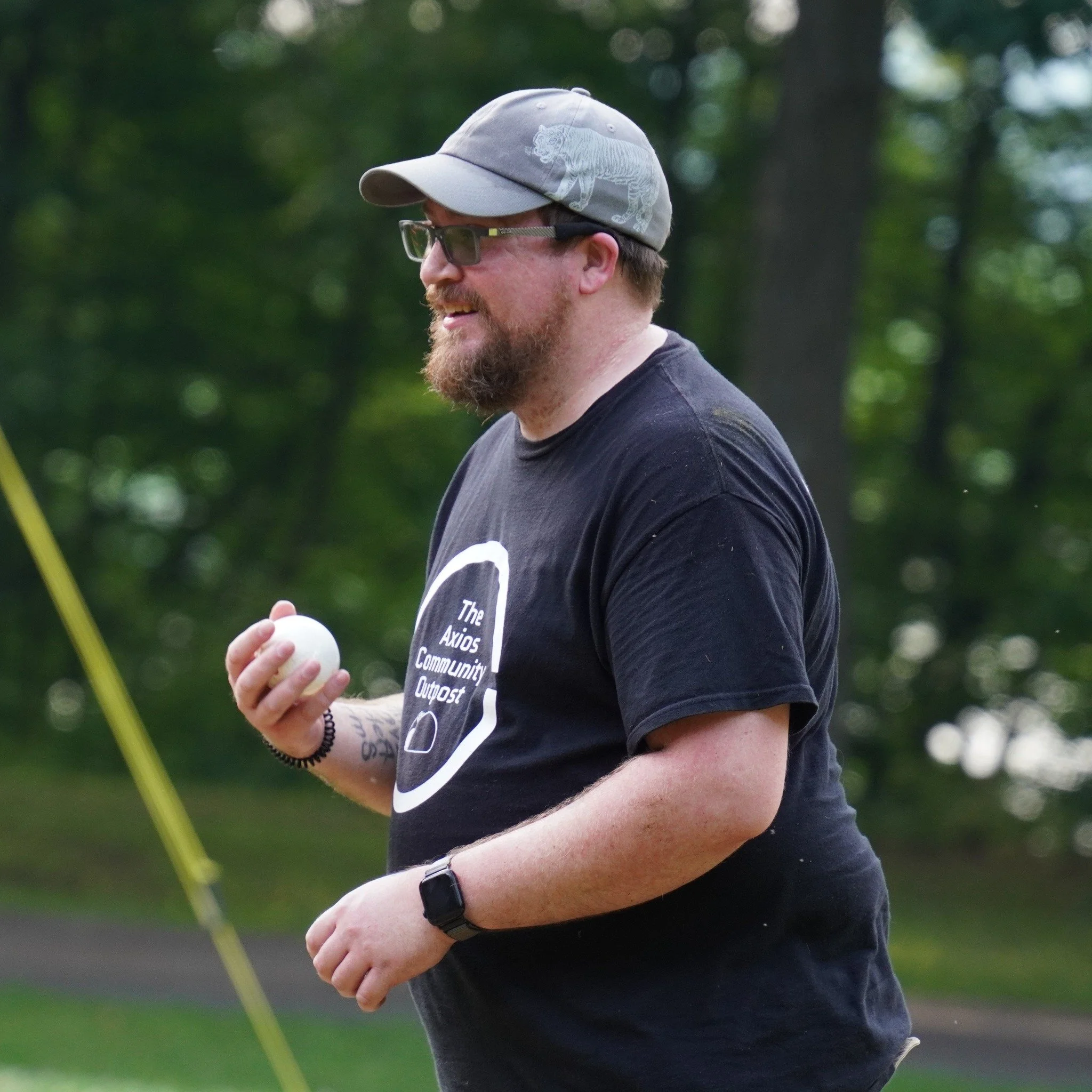 This month we want to celebrate the Vice President of our camp board, Zach Van Dyke. 
Zach is the pastor of The Axios Community Outpost and volunteers at our summer and fall camps. 
In a short period of time Zach's entire family has developed a love 