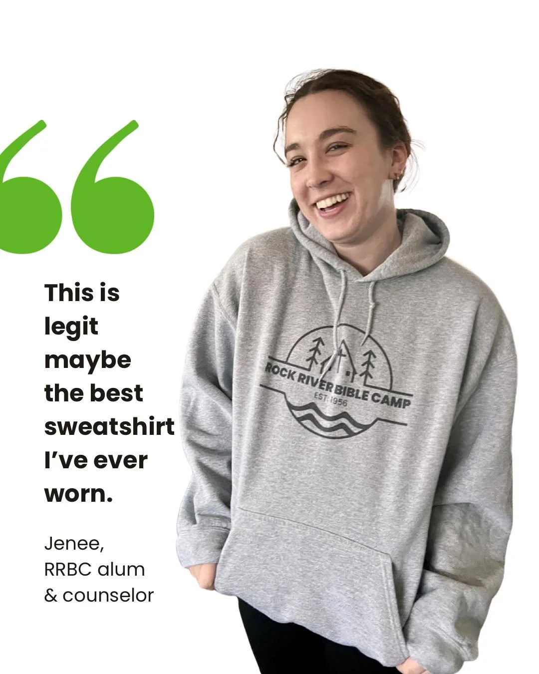 &ldquo;This is legit maybe the best sweatshirt I&rsquo;ve ever worn.&rdquo; - Jenee, camp alum and counselor

If you haven&rsquo;t gotten your RRBC sweatshirt yet, you can order it now at &ldquo;shop&rdquo; on the camp website.