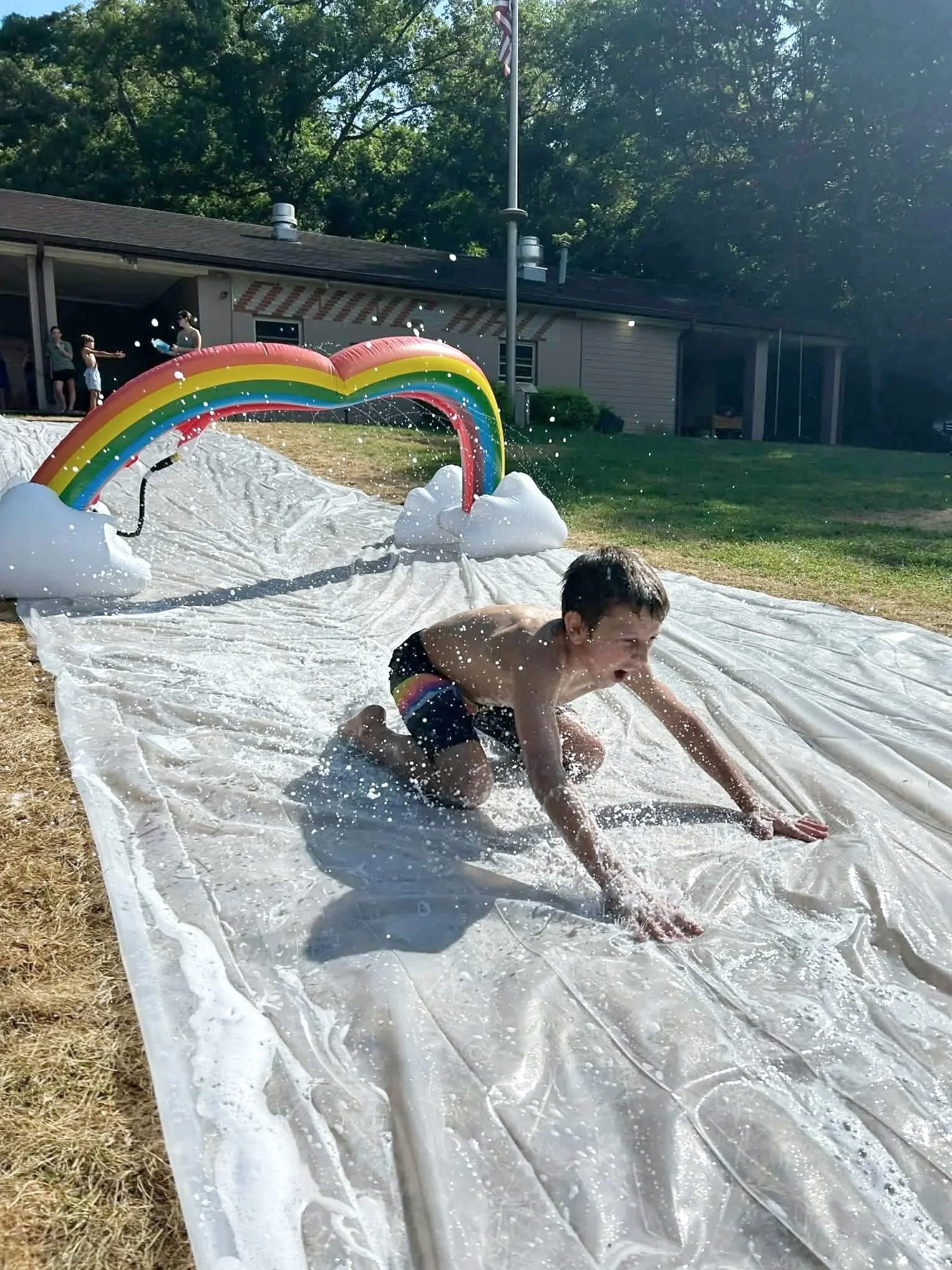 RRBC junior campers playing games