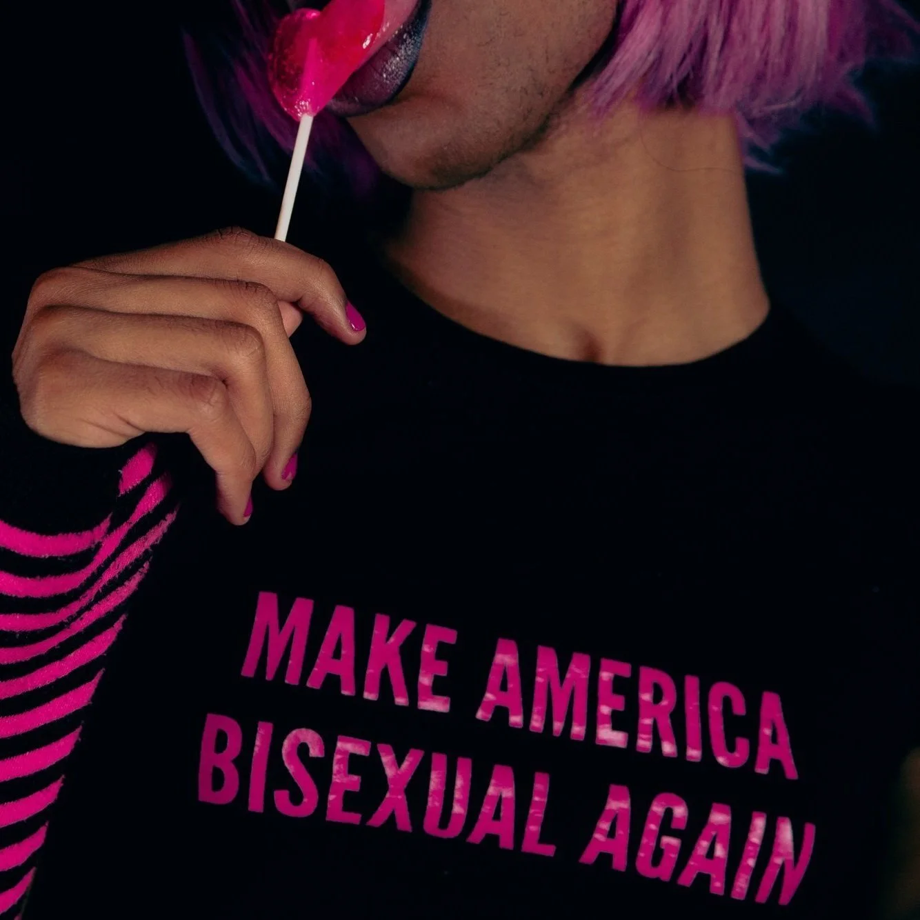 "MAKE AMERICA BISEXUAL AGAIN" BBY TEE