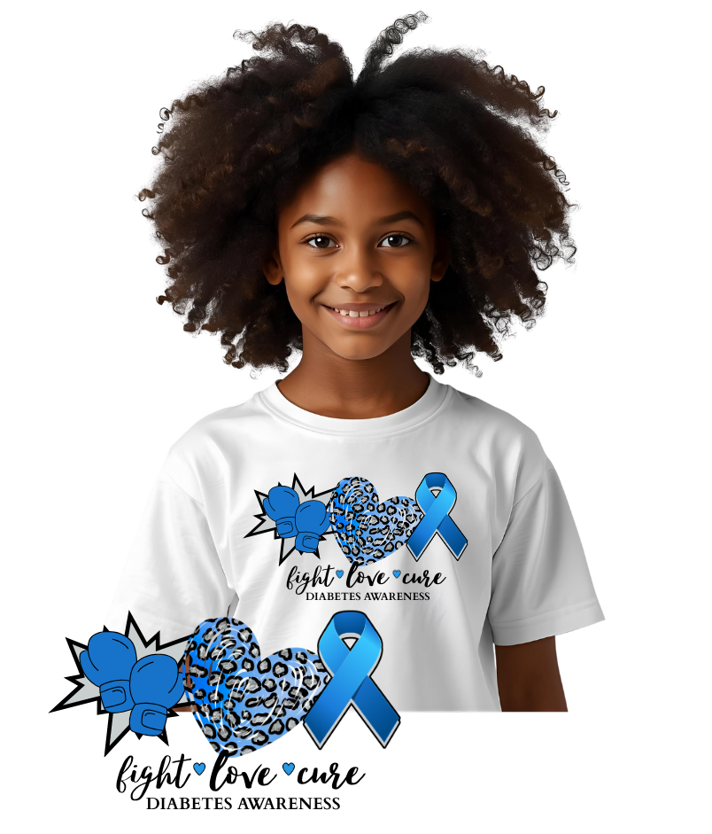 Diabetes Awareness “Fight Love Cure” Shirt