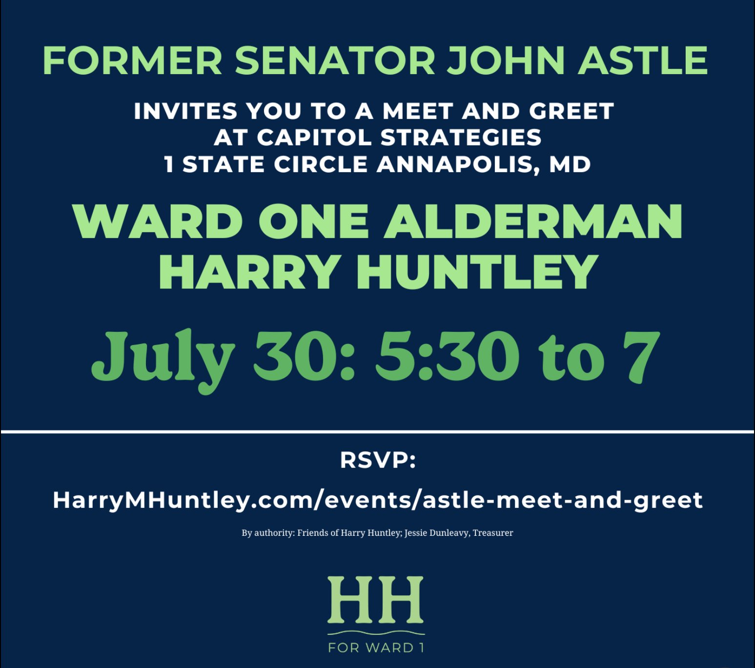 Former Senator Astle Meet and Greet