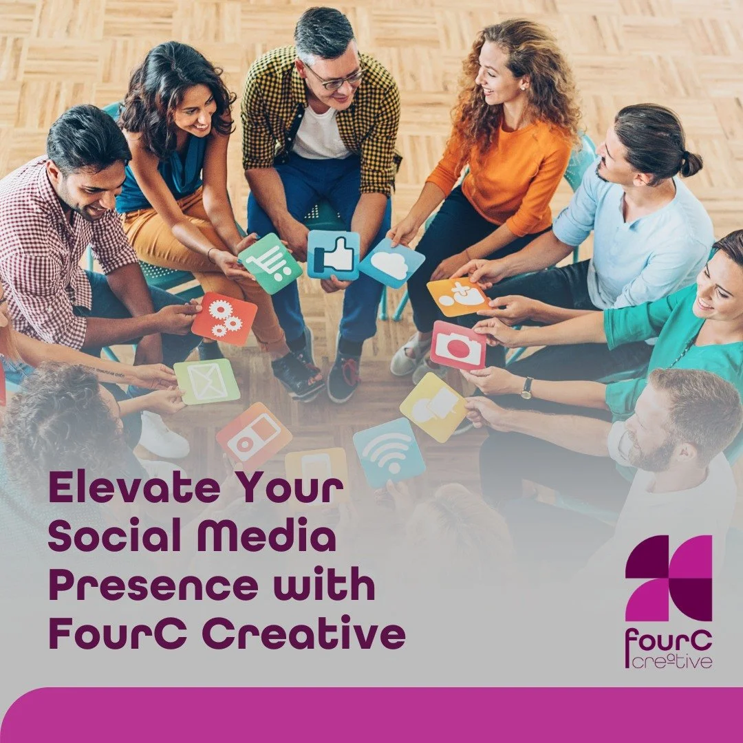 Social media is not just a habit; it&rsquo;s a game-changer for businesses! 📲💡 

At FourC Creative, we create content that embodies your brand, encourages engagement, and fuels growth. 🚀✨

From Facebook to Instagram, Pinterest to YouTube, we have 