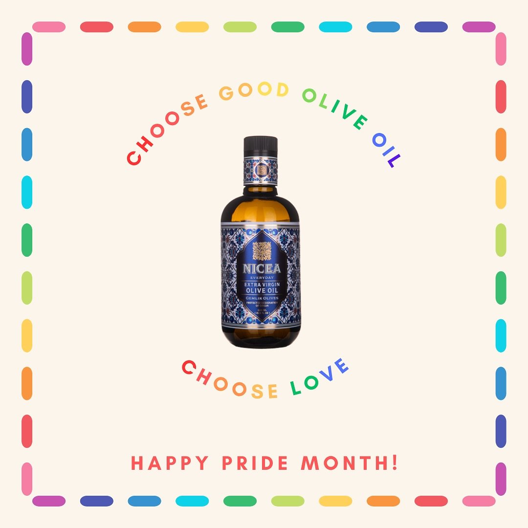 Happy Pride Month from Nicea to all those who love! 

#pride #pridemonth #pride2025 #lgbtq #nicea #niceaolives #evoo #turkishfood