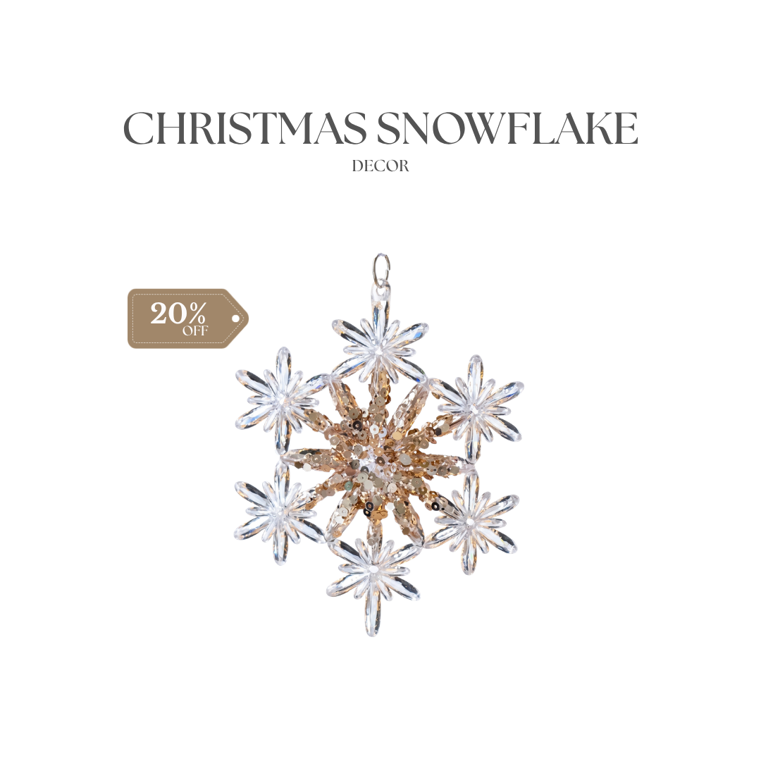 CHRISTMAS DECOR SNOWFLAKES