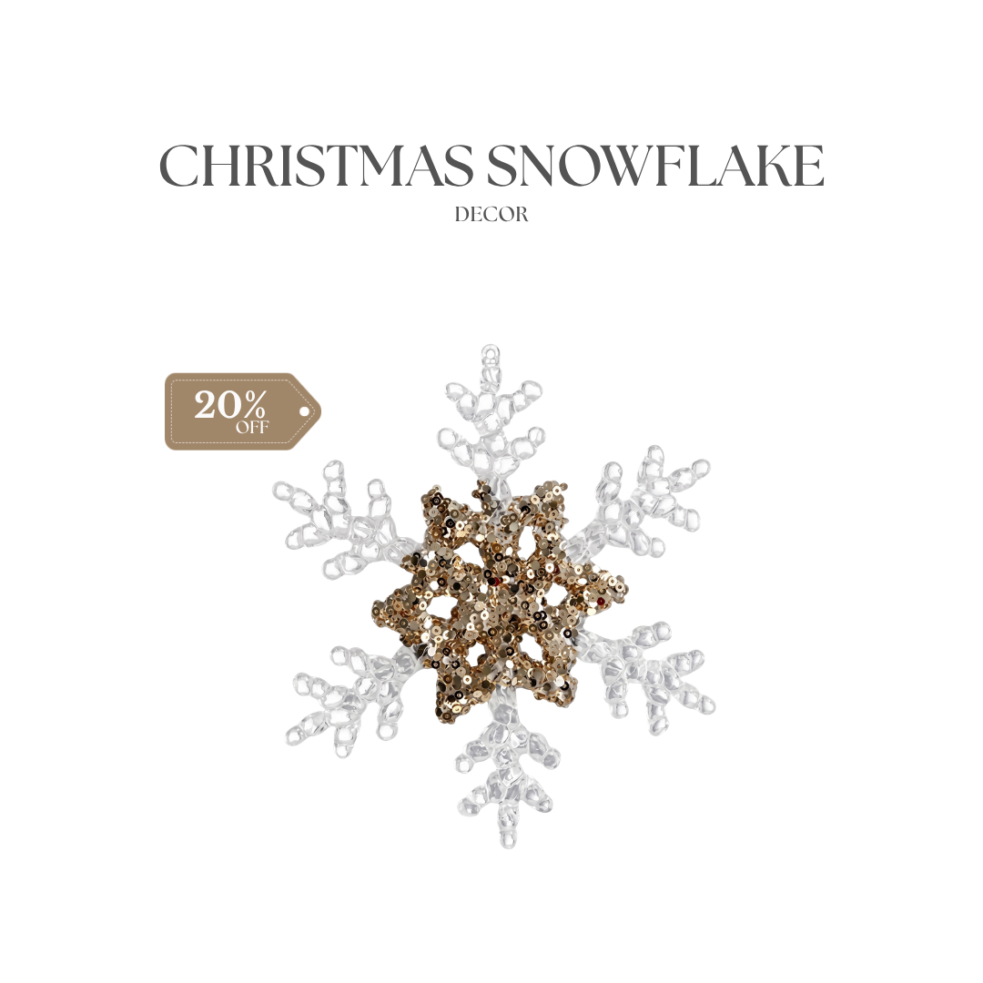 CHRISTMAS DECOR SNOWFLAKES