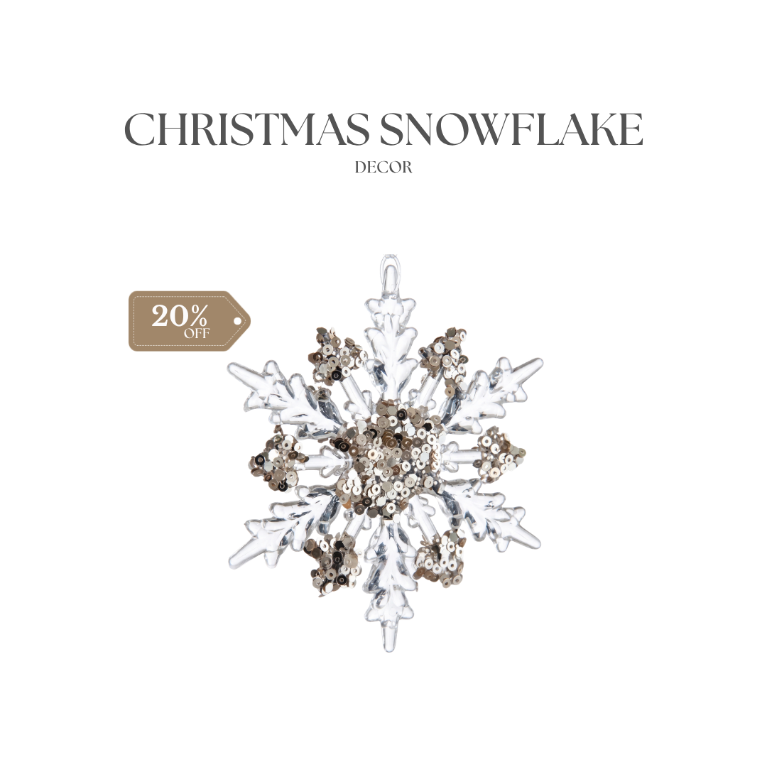 CHRISTMAS DECOR SNOWFLAKES