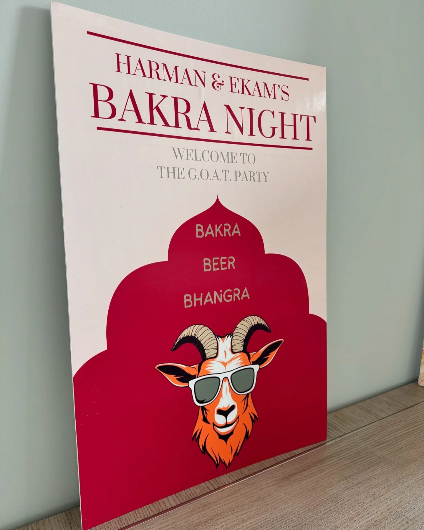 Be the G.O.A.T at your Bakra party 🐐 🪧