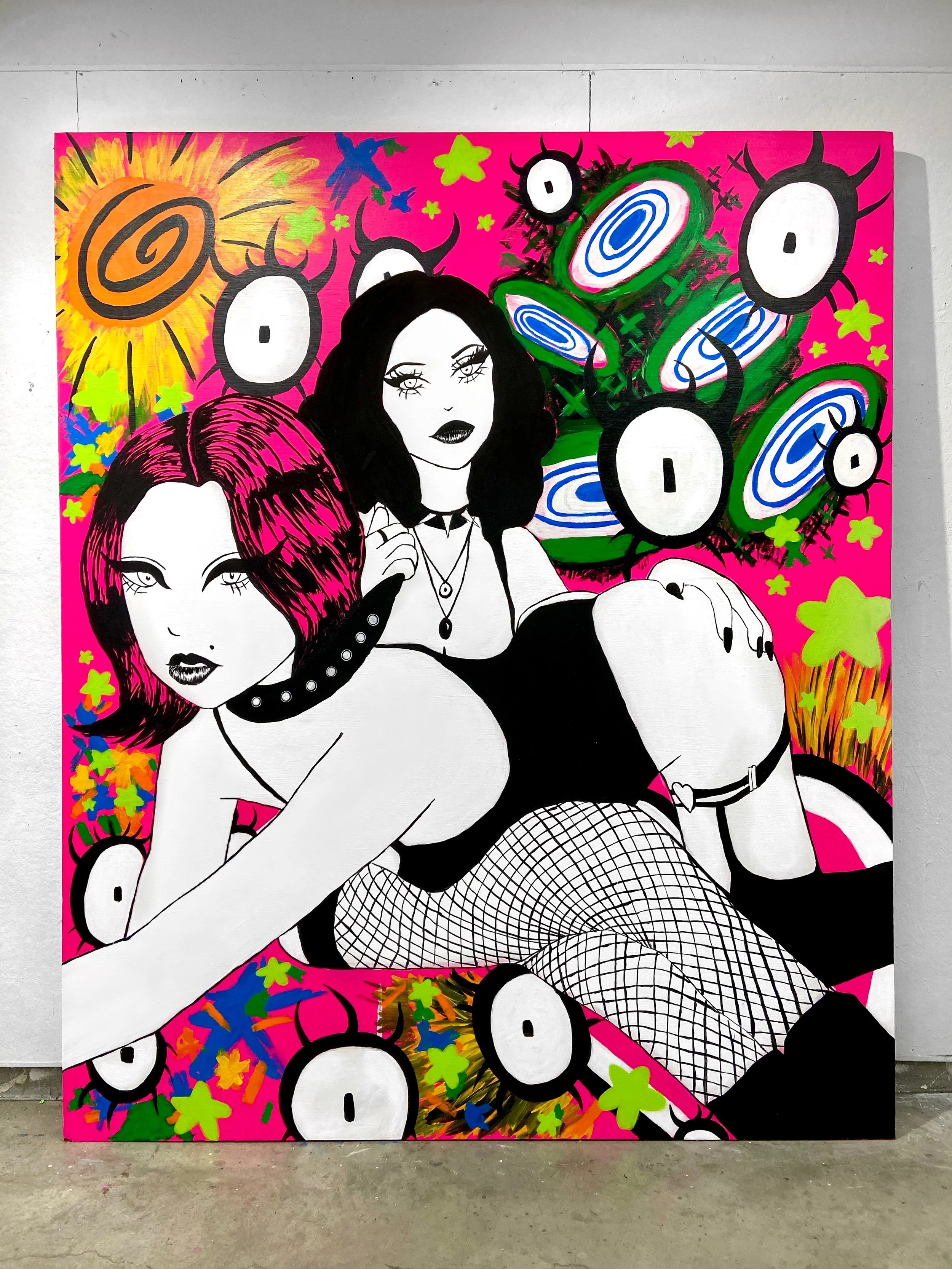 96" x 72"
Acrylic on Canvas
2021