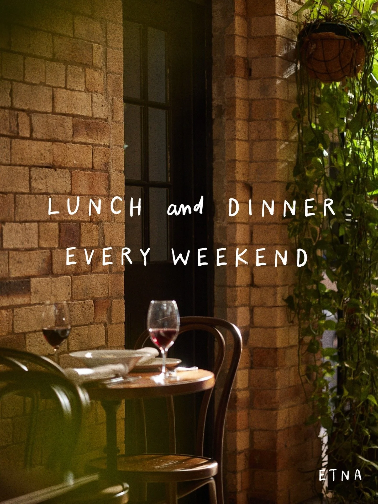 This year is for more long lunches in the courtyard, pizza slice in one hand and wine glass in the other. 🍕🍷