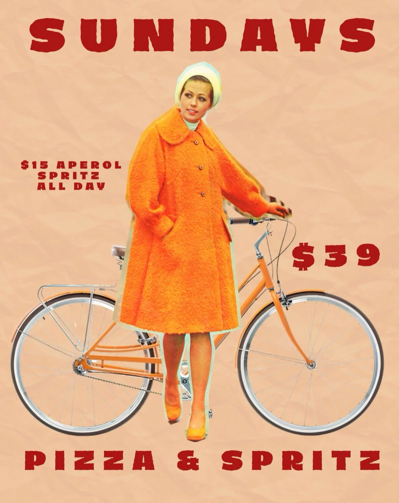 Sunday called she wants you on aperols and pizzas in ALL day. It&rsquo;s the cure 🍕🍊

Pizza and pasta bar fortitude valley