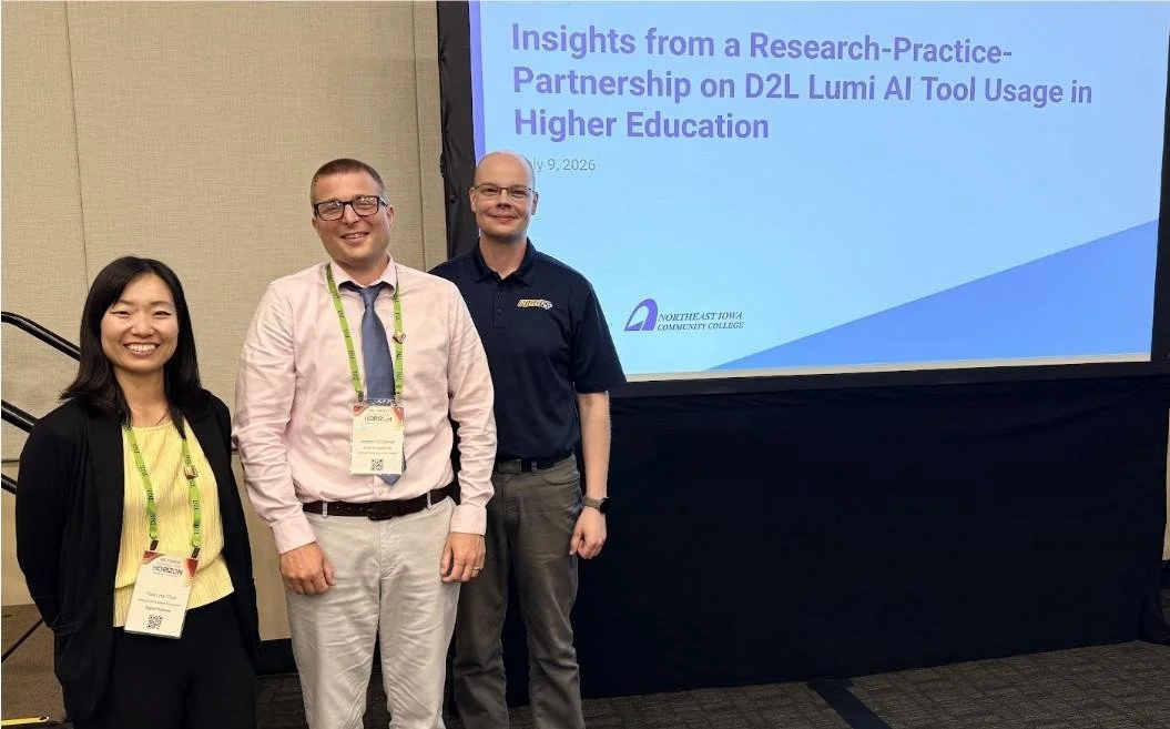 'Insights from a Research-Practice- Partnership on D2L Lumi AI Tool Usage in Higher Education' 