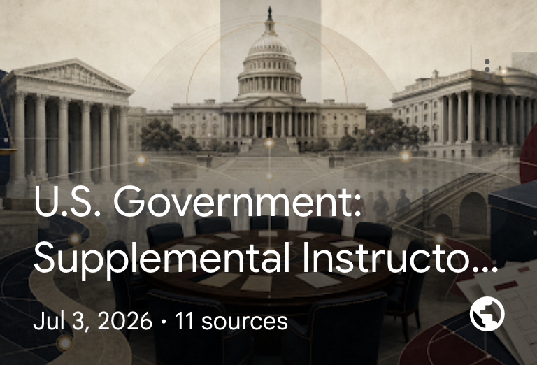 American Government NotebookLM
