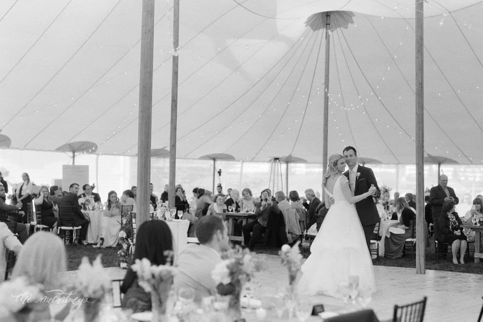 Tented Spring Wedding on Lake Michigan, Wisconsin