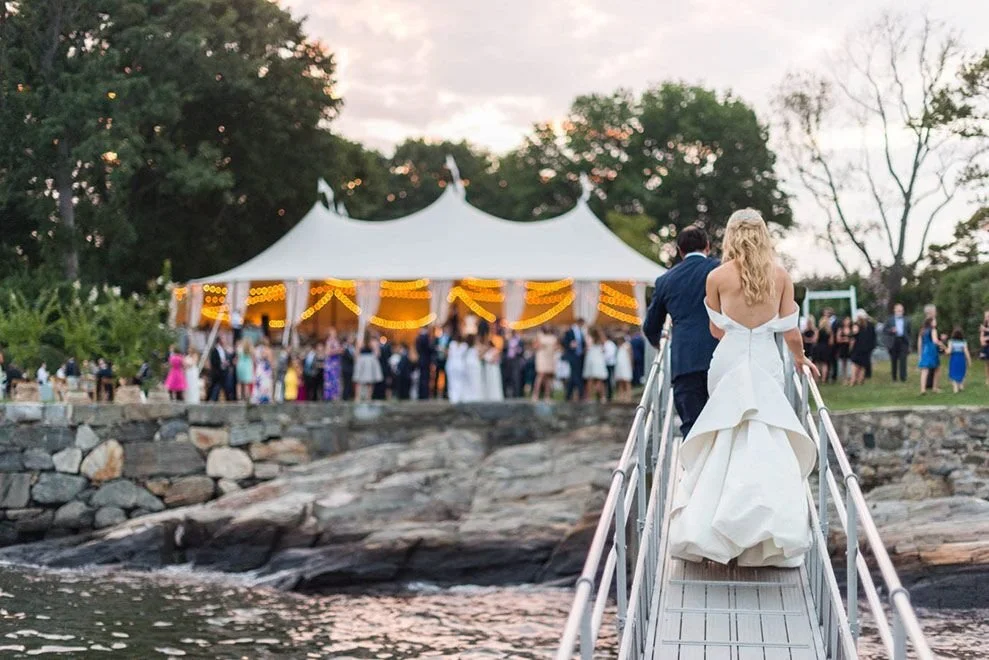 Coastal-Inspired Backyard Wedding in Greenwich, CT