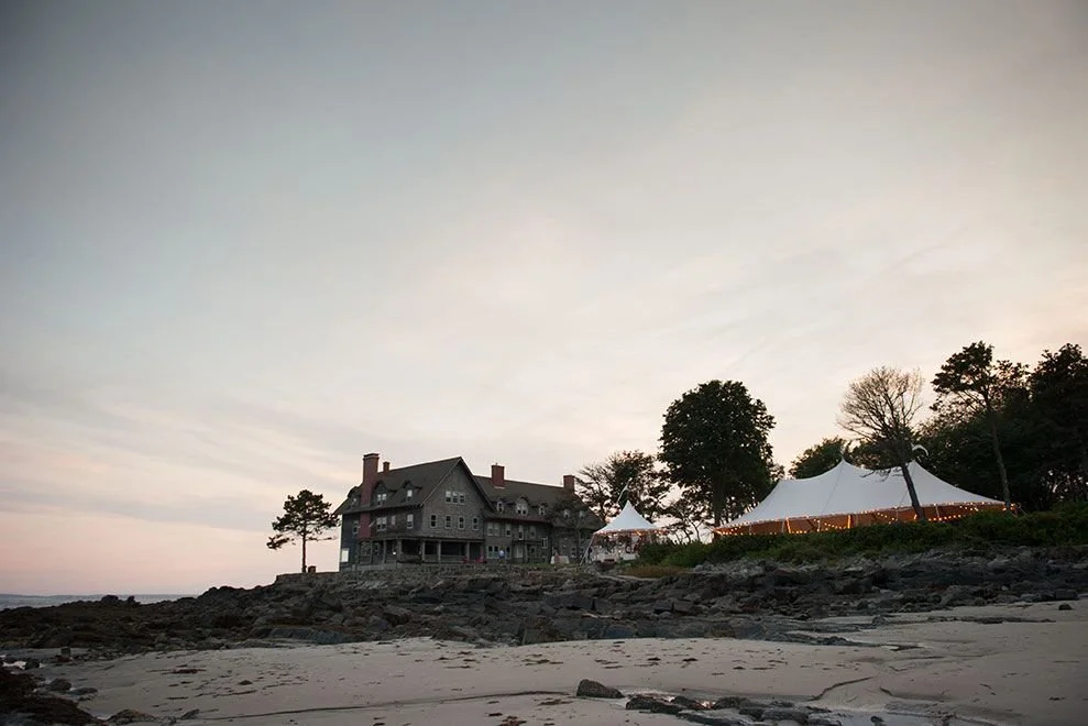 August Nuptials on Maine’s Rocky Coast