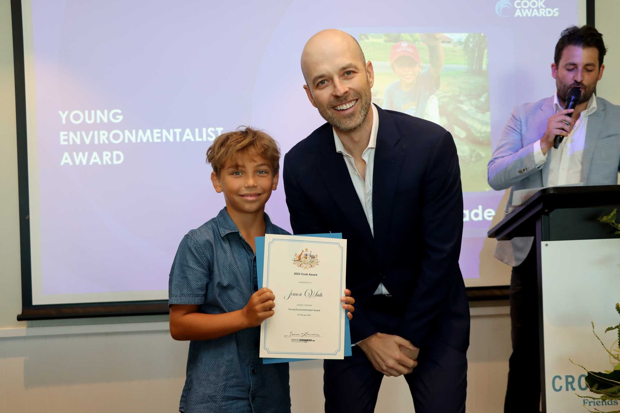 Young Environmentalist Award - Jenson Wade