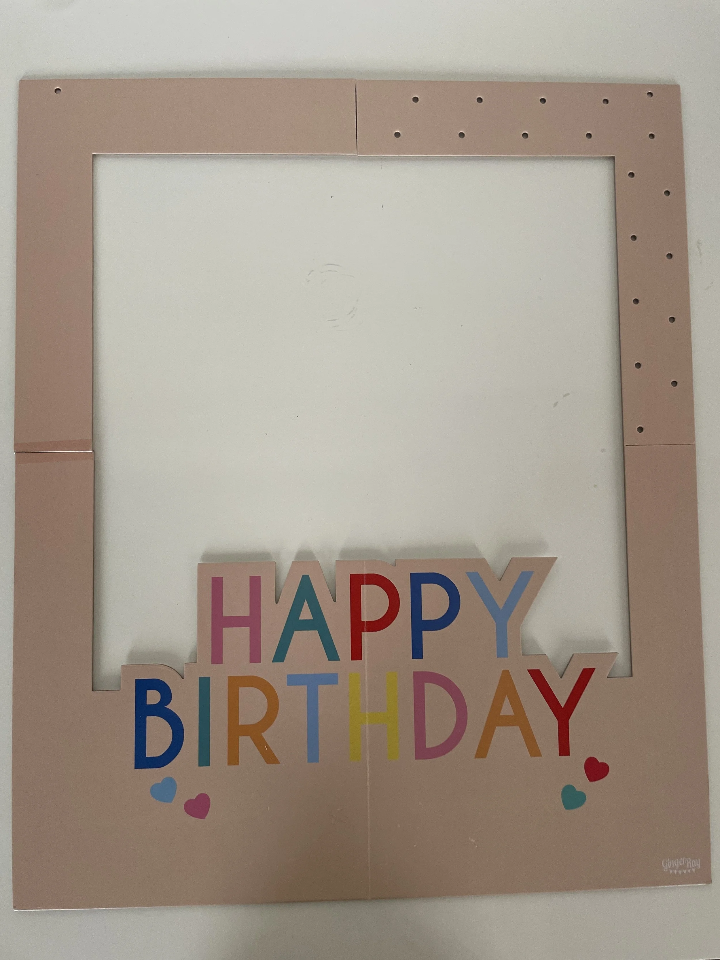 Happy Birthday Selfie Frame