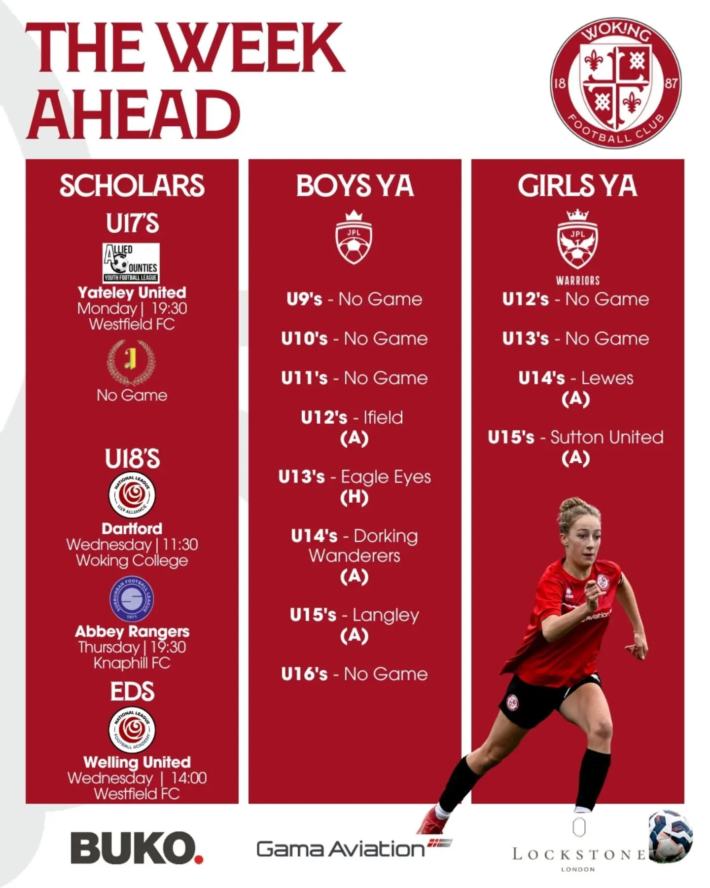The week ahead...
♦️