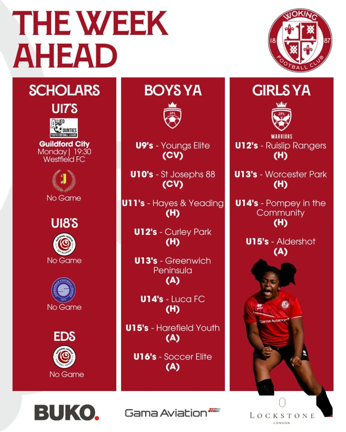 The week ahead...
♦️