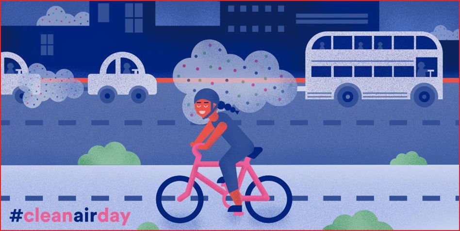 Cleaner air for cyclists
