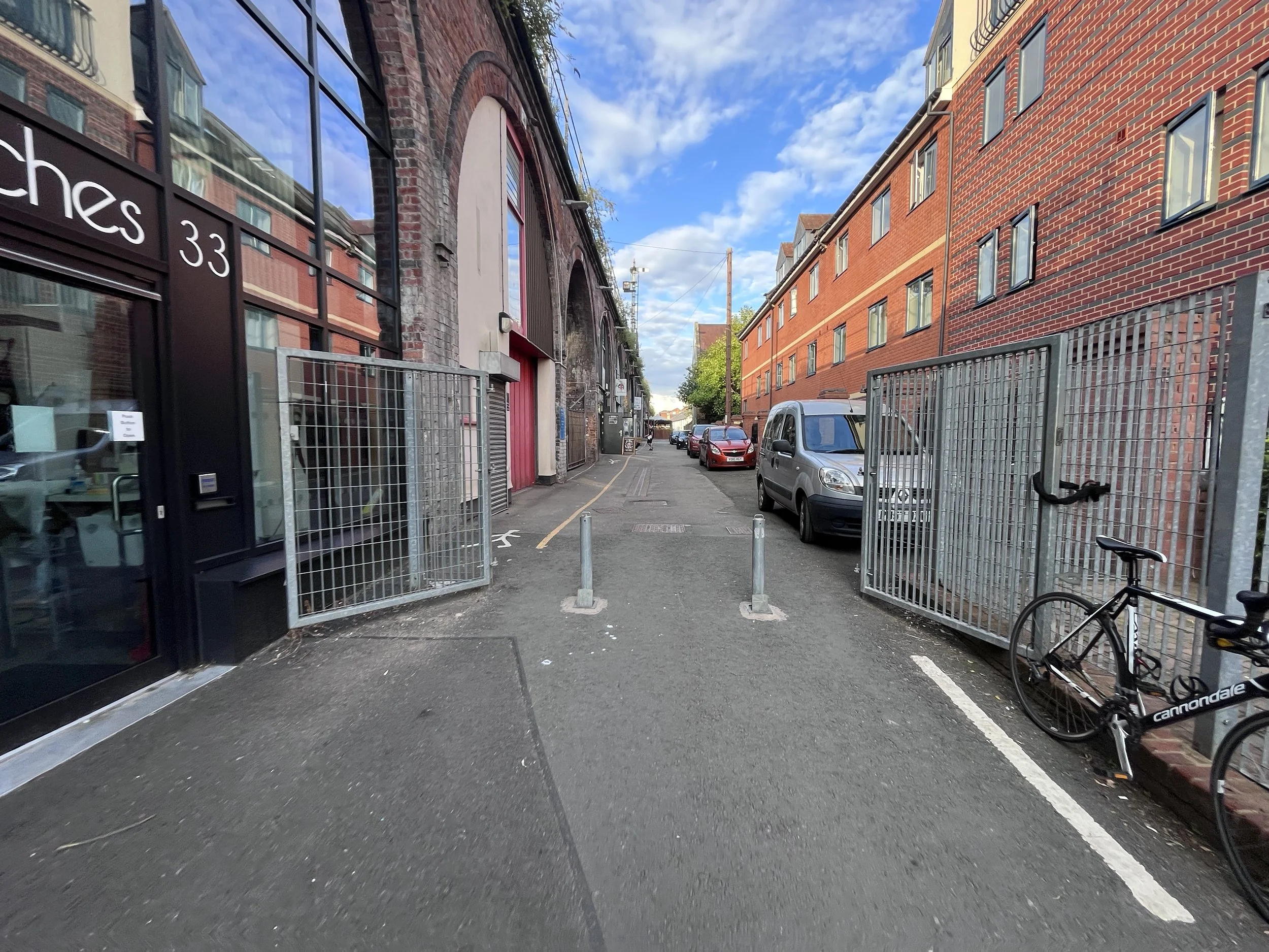Opening this set of gates to enable people to walk or cycle through it  took years