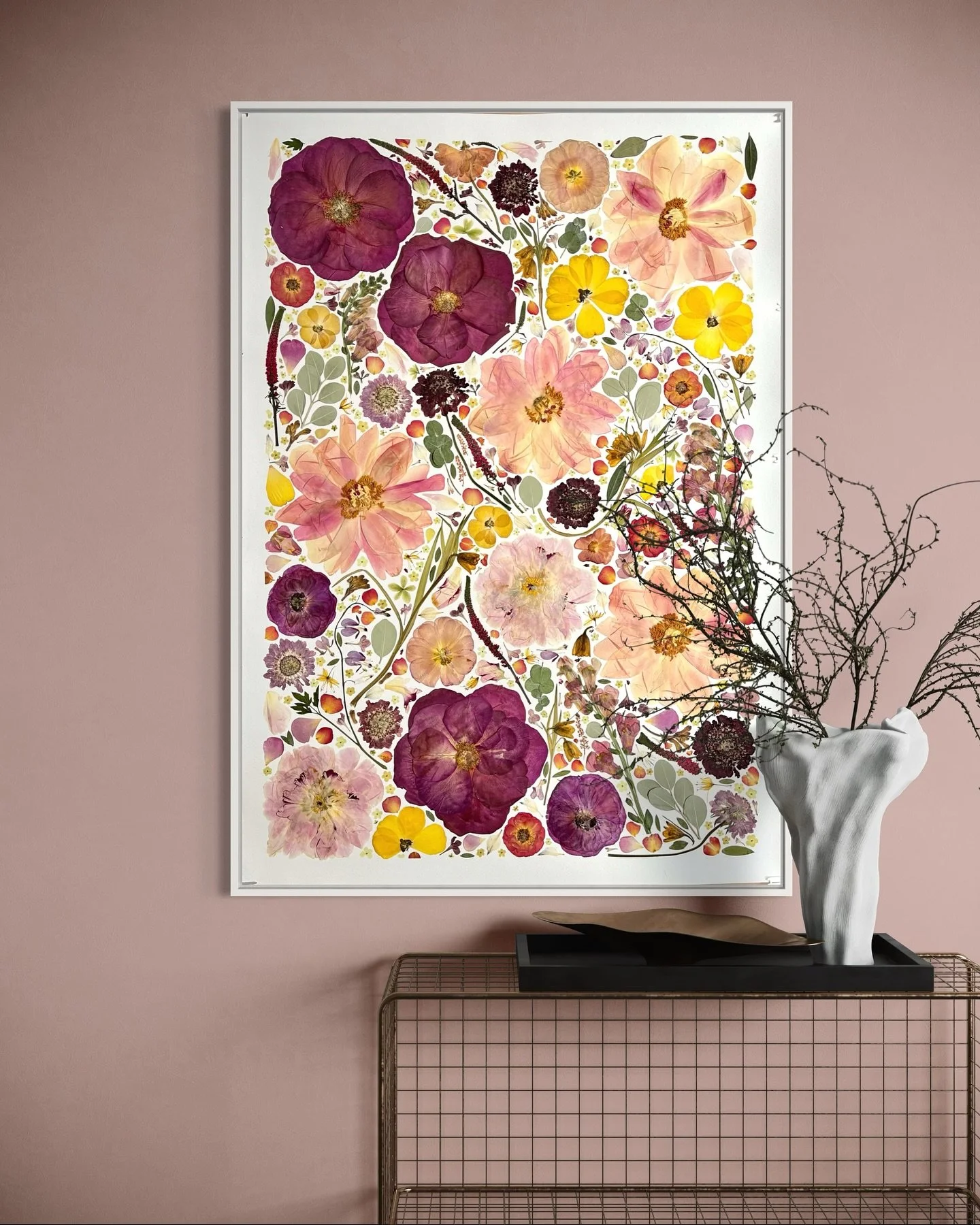 🌸Beautiful framed and on the wall using ai🌸