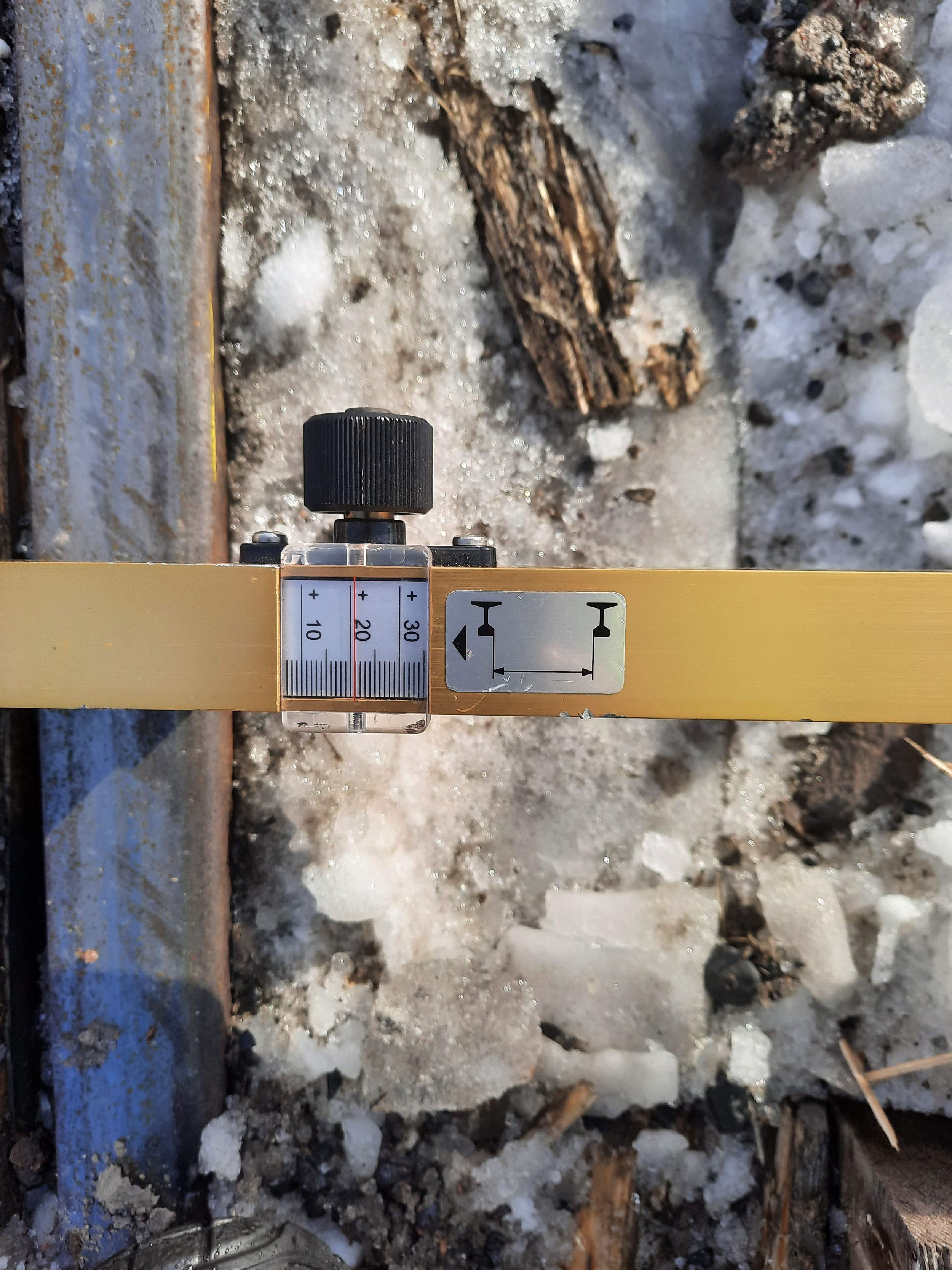 Ratatien konsultointia - mittari rata