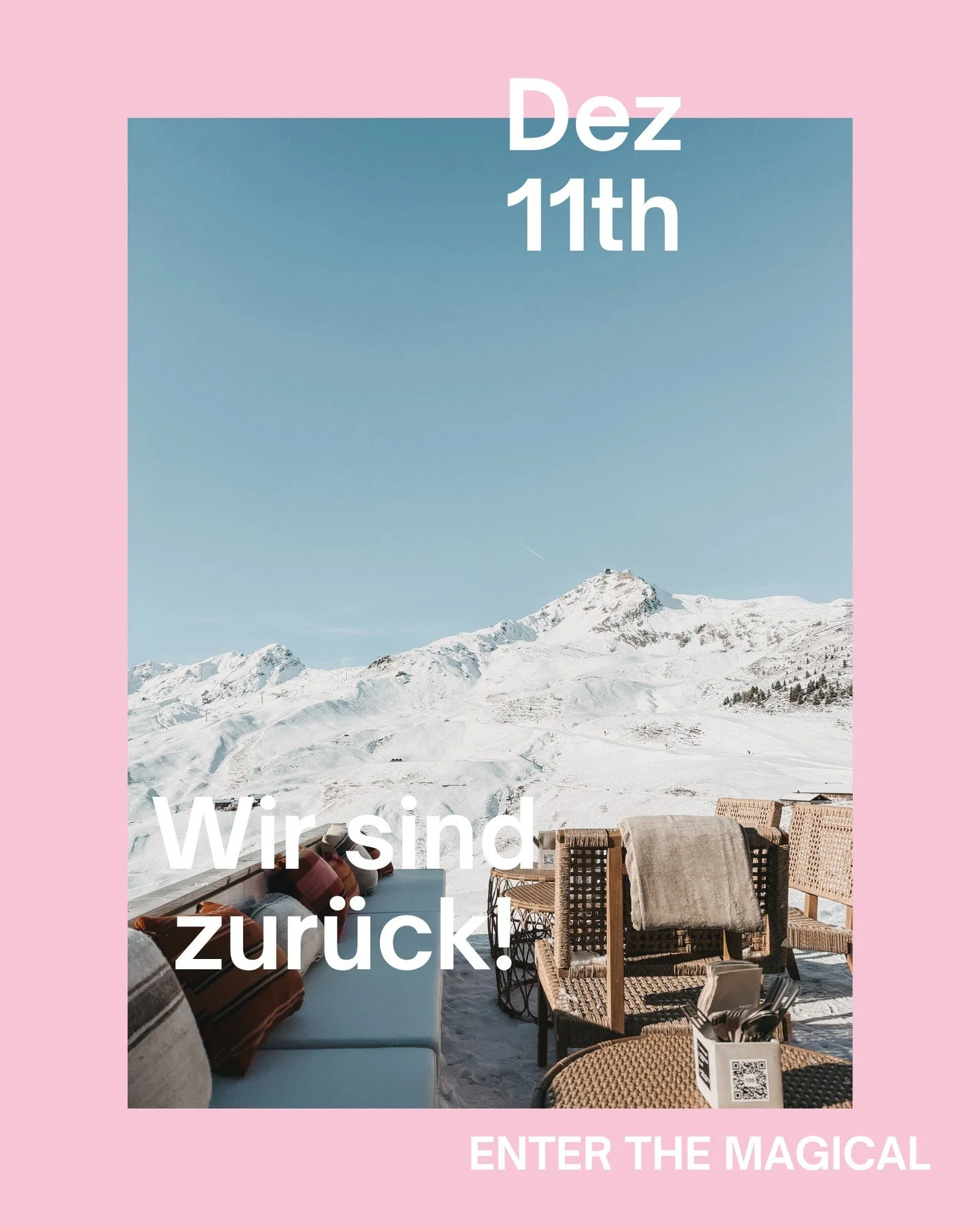 Diesen Donnerstag ab 10 Uhr &ouml;ffnen wir endlich wieder unsere Tore &ndash; und die sonnigste Terrasse in ganz Arosa erwacht zum Leben! 🪩⁠
⁠
Sonnenstrahlen, der Blick aufs Panorama, Boho-Vibes und dieses kleine Kribbeln, wenn die Saison beginnt&h