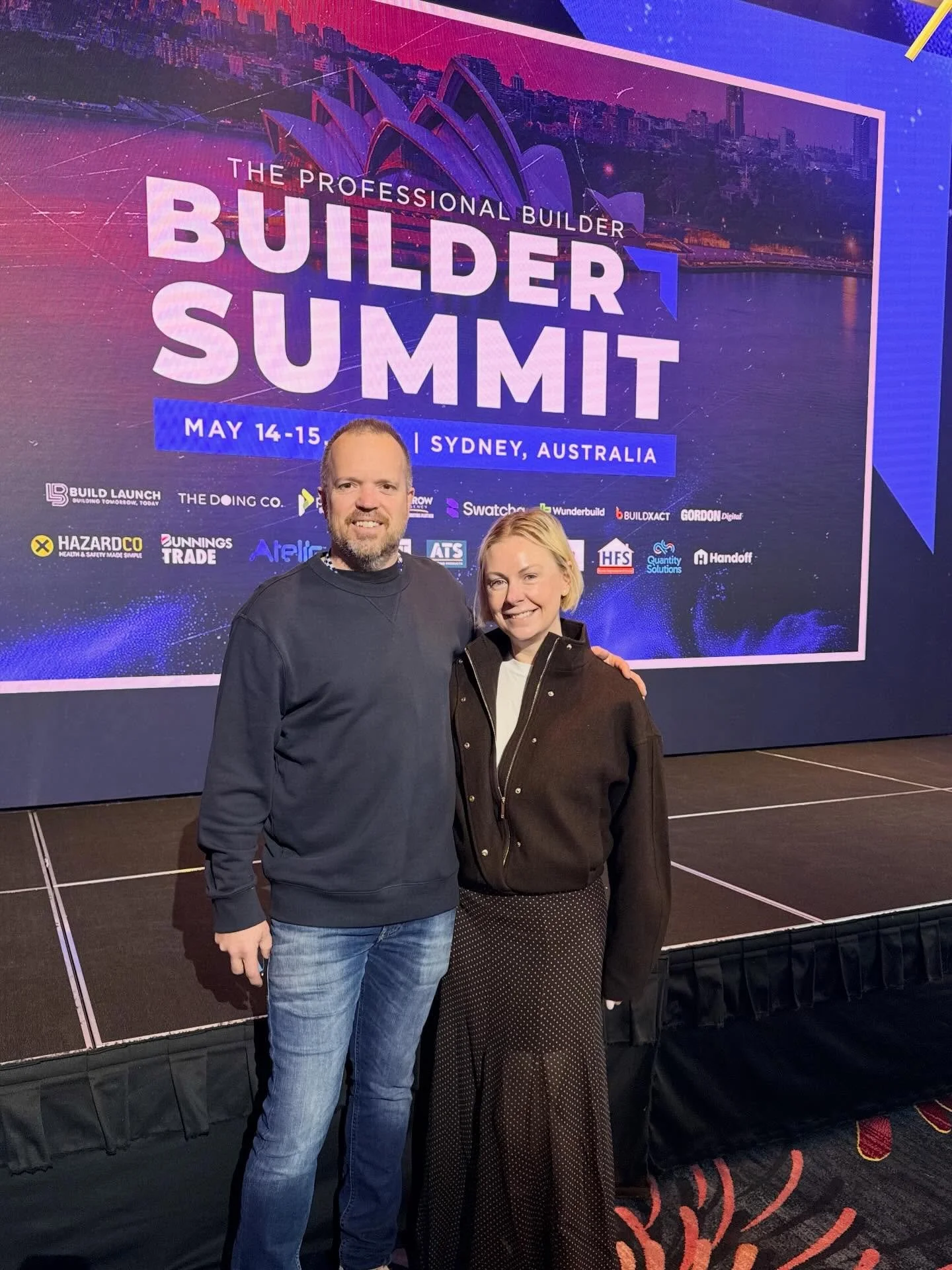 Directors Matt and Hayley Bishop were in Sydney this week attending The Professional Builders Summit, surrounded by some of the best builders in the industry.

It was a valuable few days of learning, sharing ideas, and gaining fresh perspectives on h