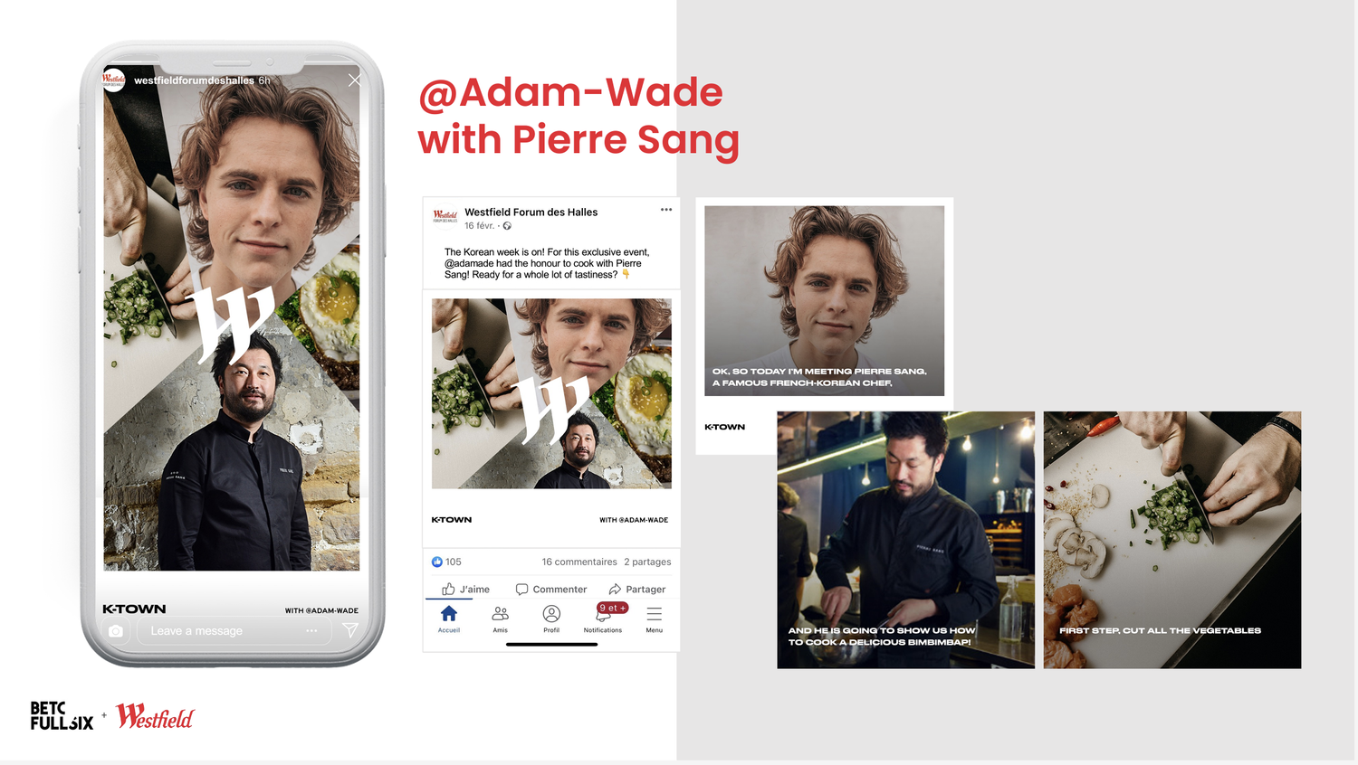 Westfield social: chef Pierre Sang with @Adam-Wade