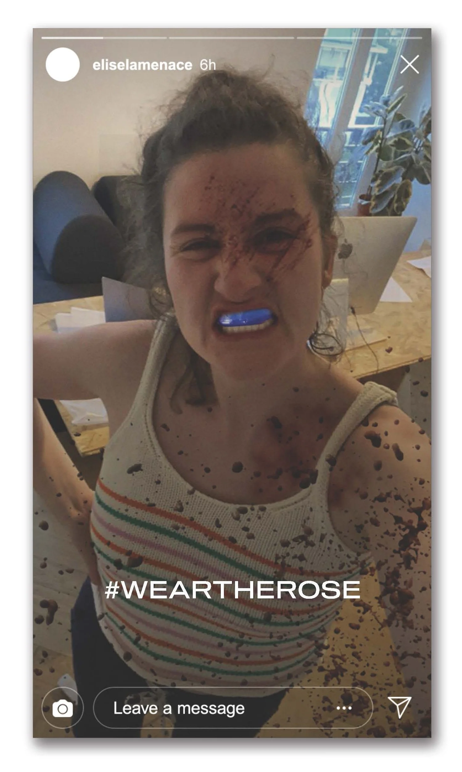 #WearTheRose Instagram story