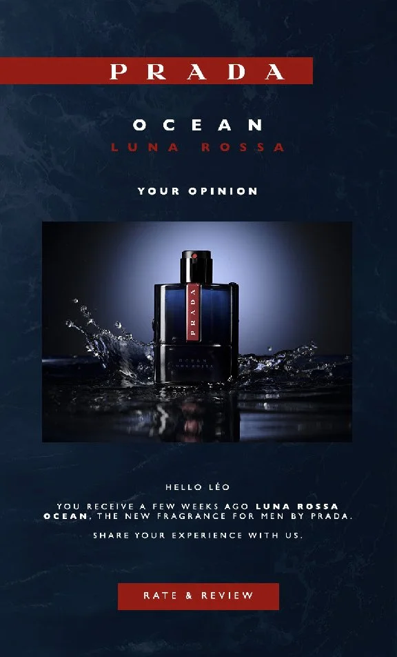 Prada Luna Rossa Ocean newsletter