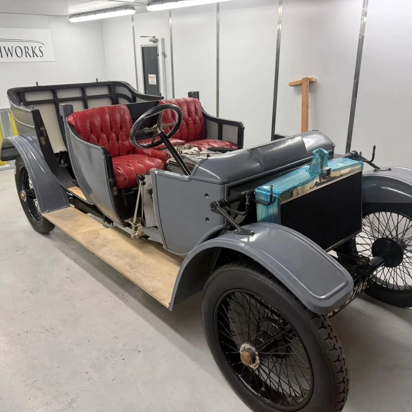 38 HP 6 cylinder Lanchester in restoration process