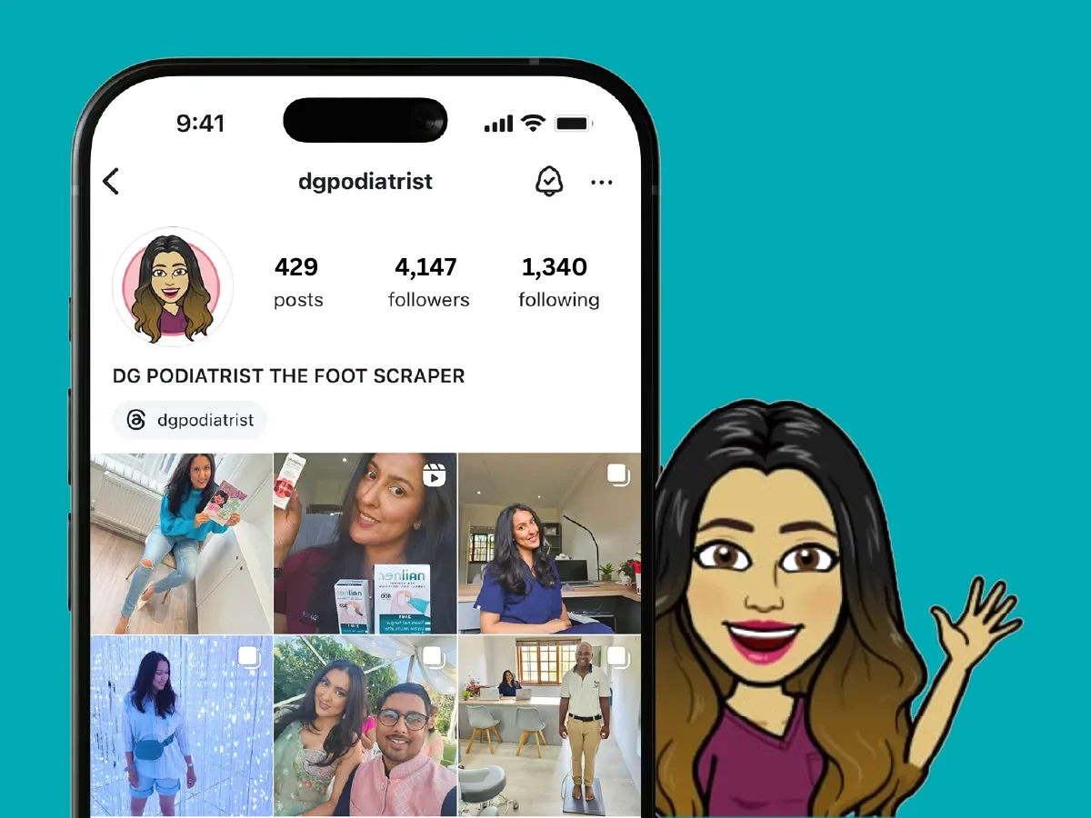DG Podiatrist social media update featuring expert foot care tips